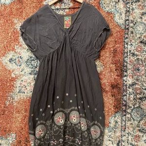 Johnny Was babydoll embroidered dress size 1X